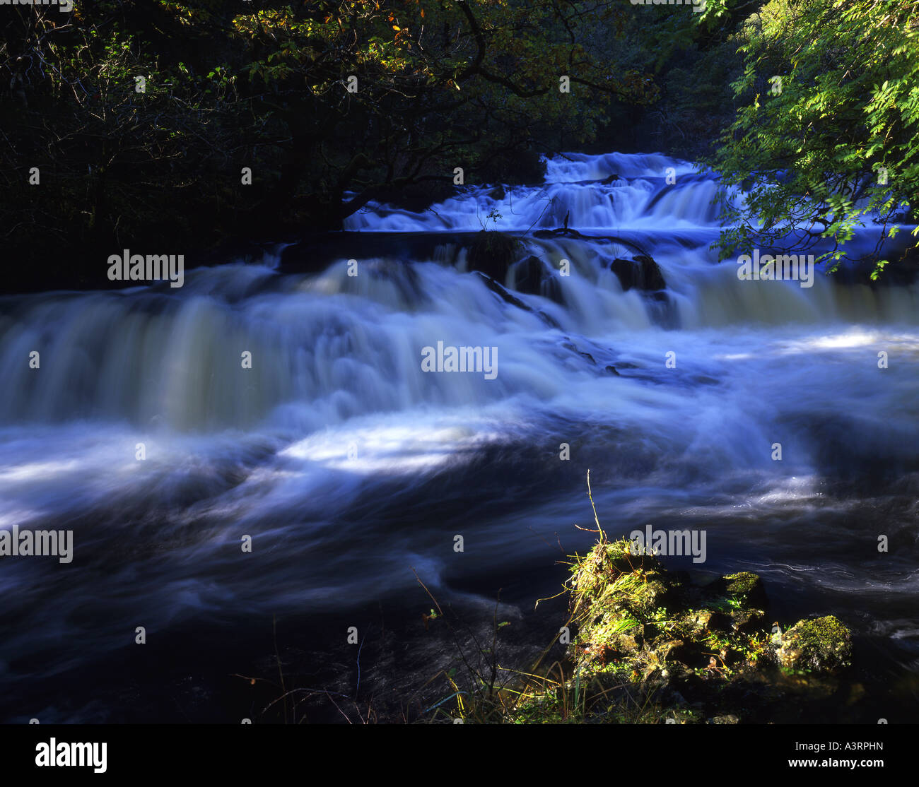 Avich Falls, Kilmelford, Argyll. Stock Photo