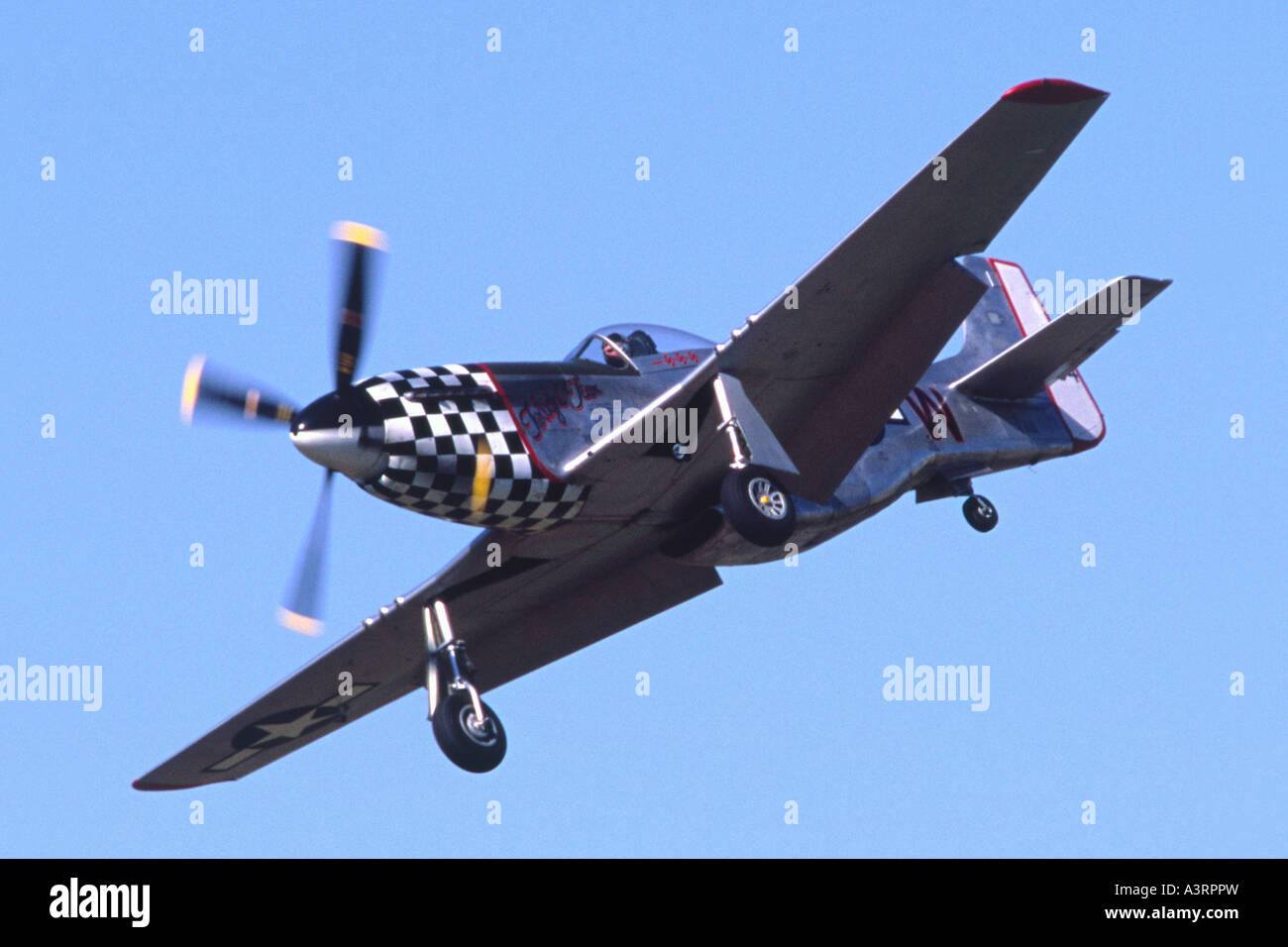 North American P-51D Mustang in USAAF markings Stock Photo - Alamy