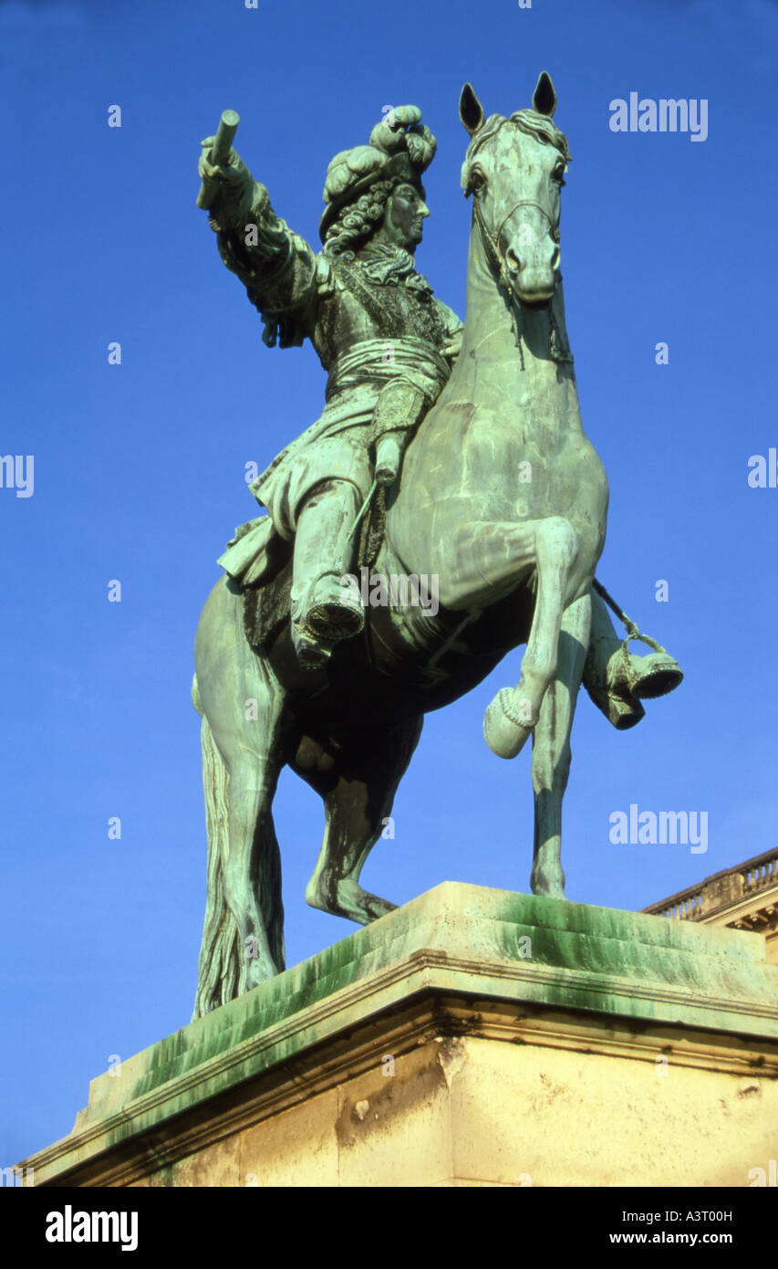 Statue of Louis XIV, at Versailles, Paris Stock Photo - Alamy