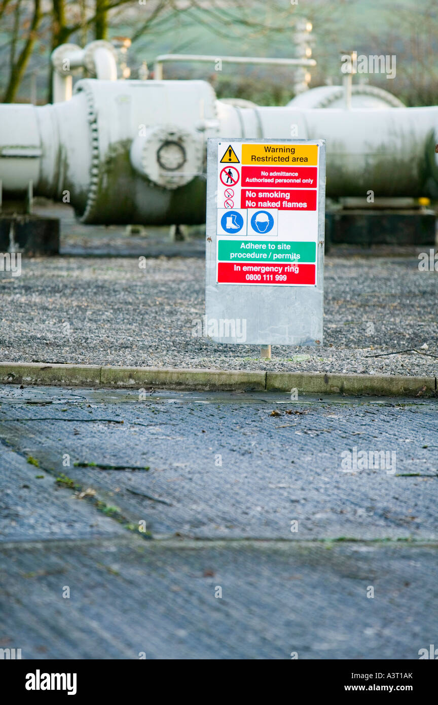 a gas transmission station near Kendal, Cumbria, UK Stock Photo Alamy