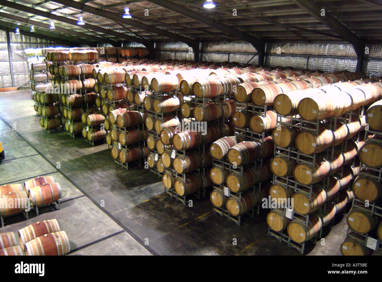 Australia Margaret River Vasse Felix barrel hall Stock Photo Alamy