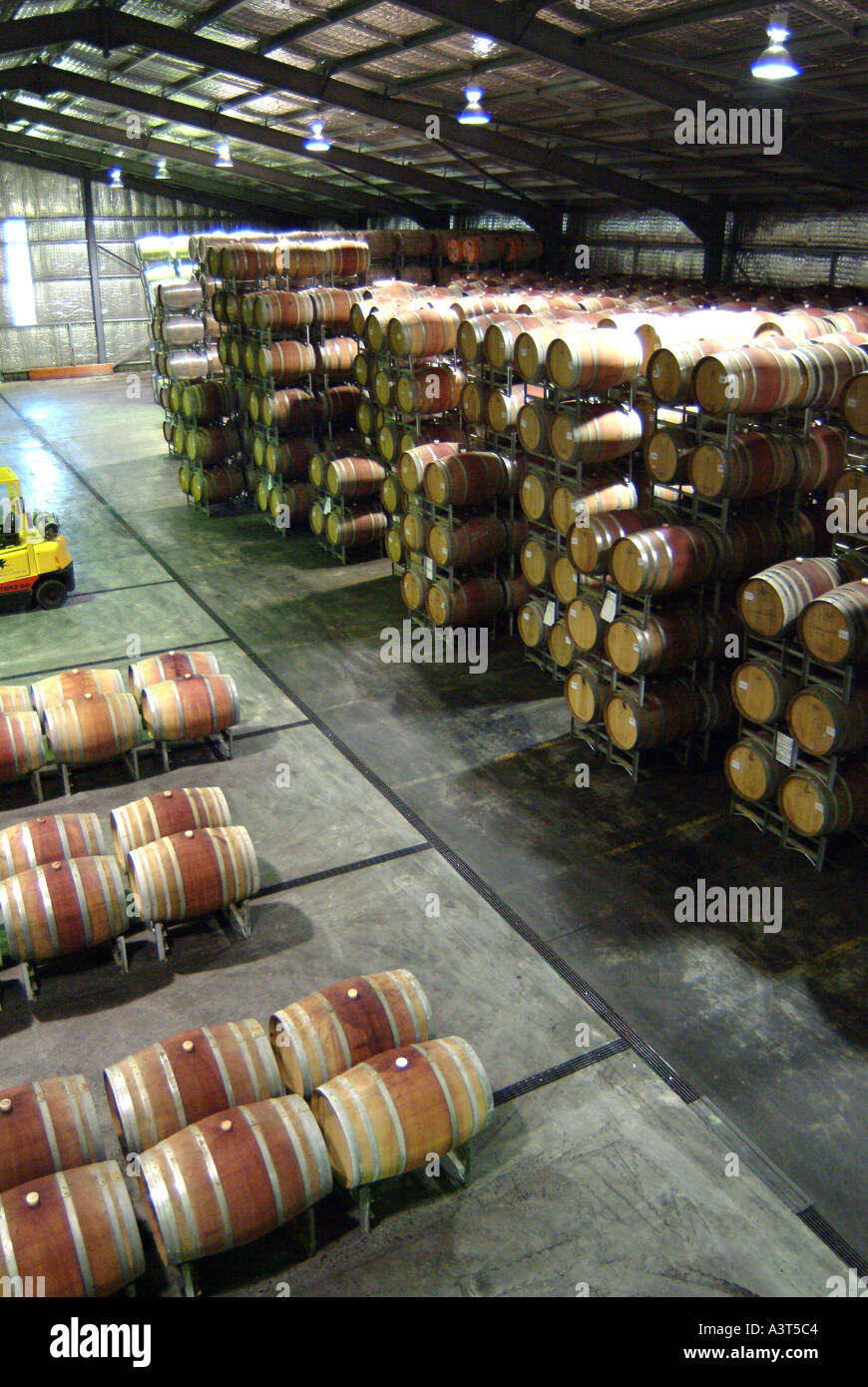 Australia Margaret River Vasse Felix barrel hall Stock Photo Alamy