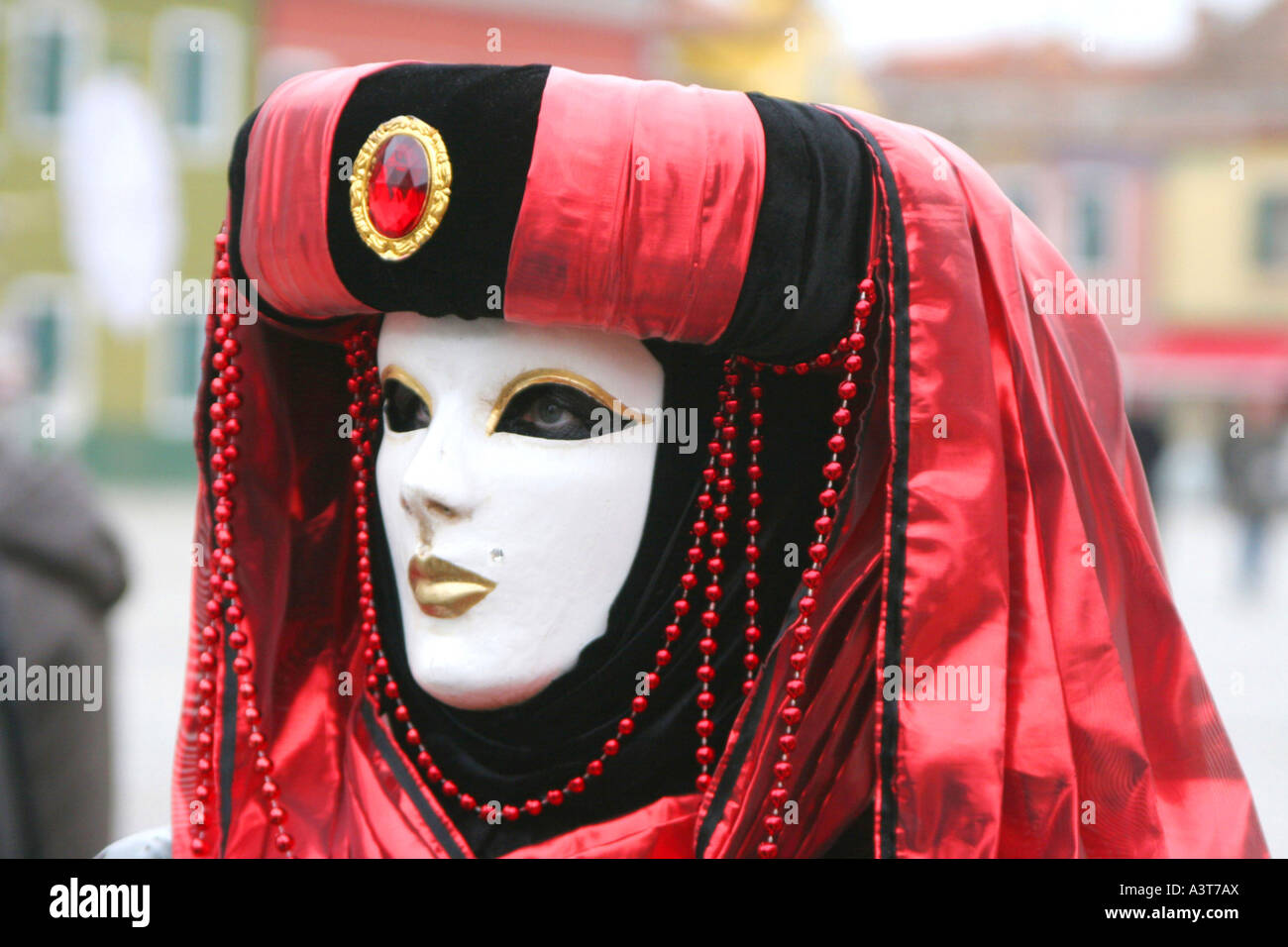 Woman with mask and black costume hi-res stock photography and images ...