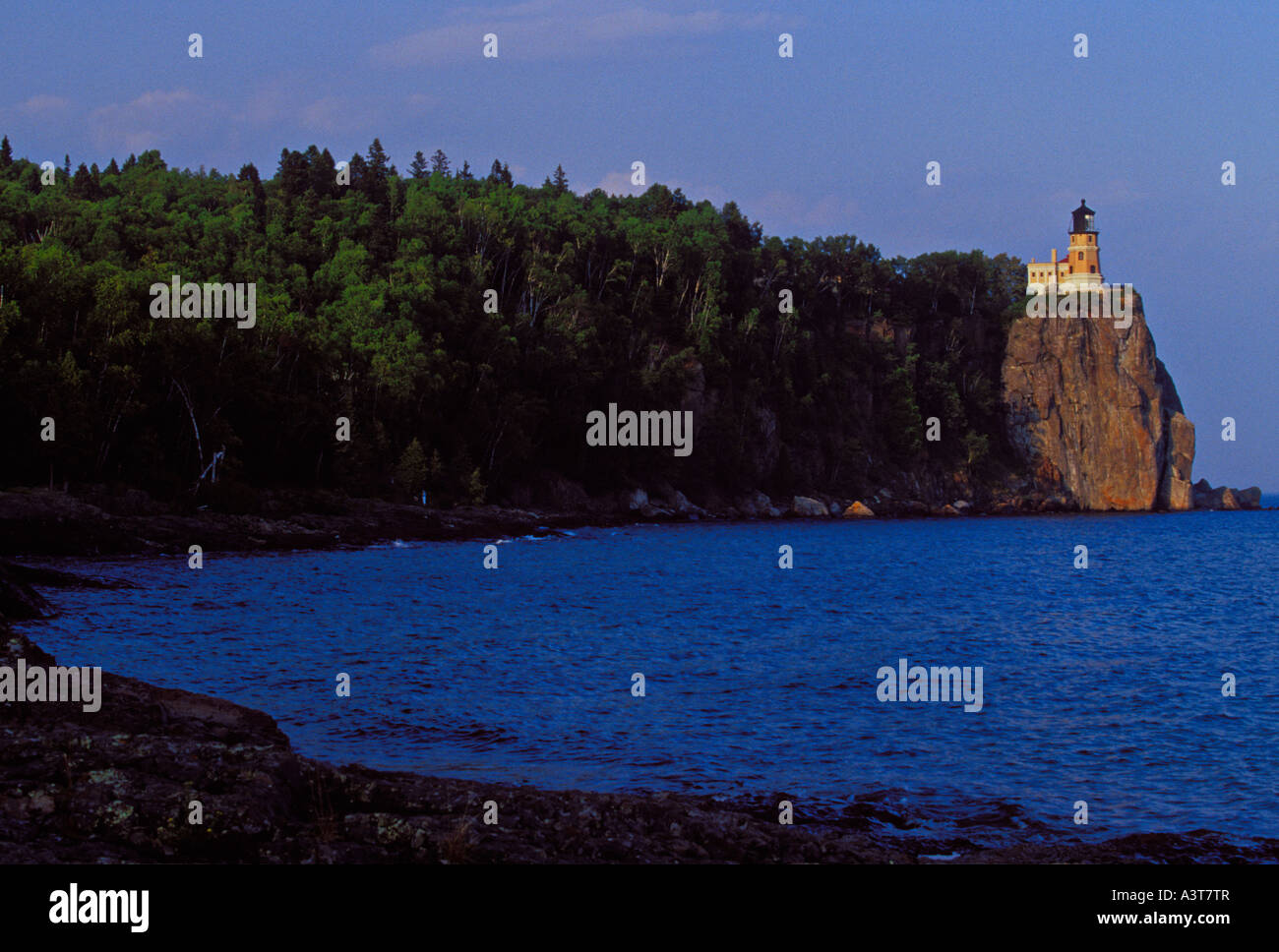 THE SPLIT ROCK LIGHTHOUSE AT SPLIT ROCK LIGHTHOUSE STATE PARK NEAR TWO