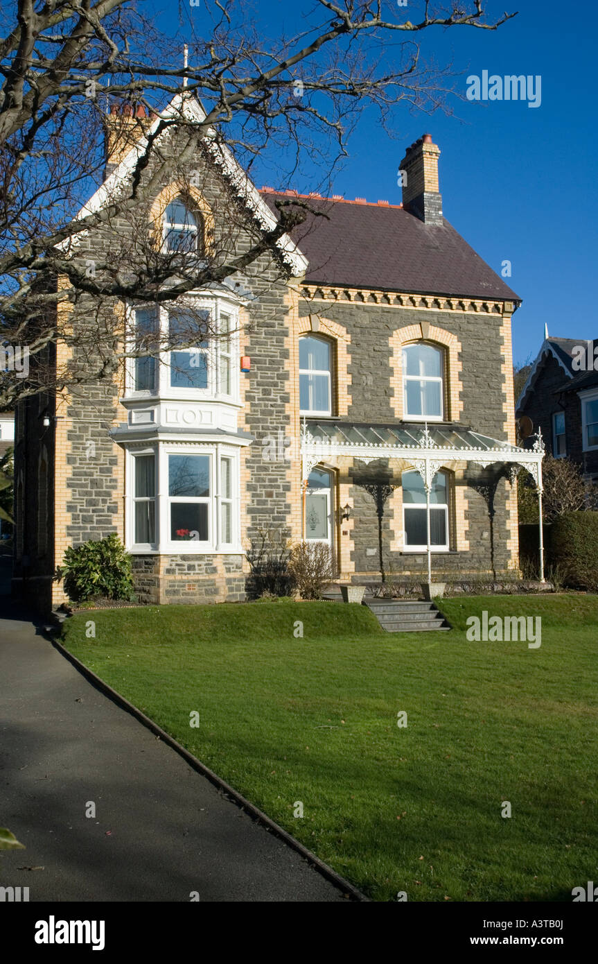 Exterior view of Large detached victorian villa house Llanbadarn Road