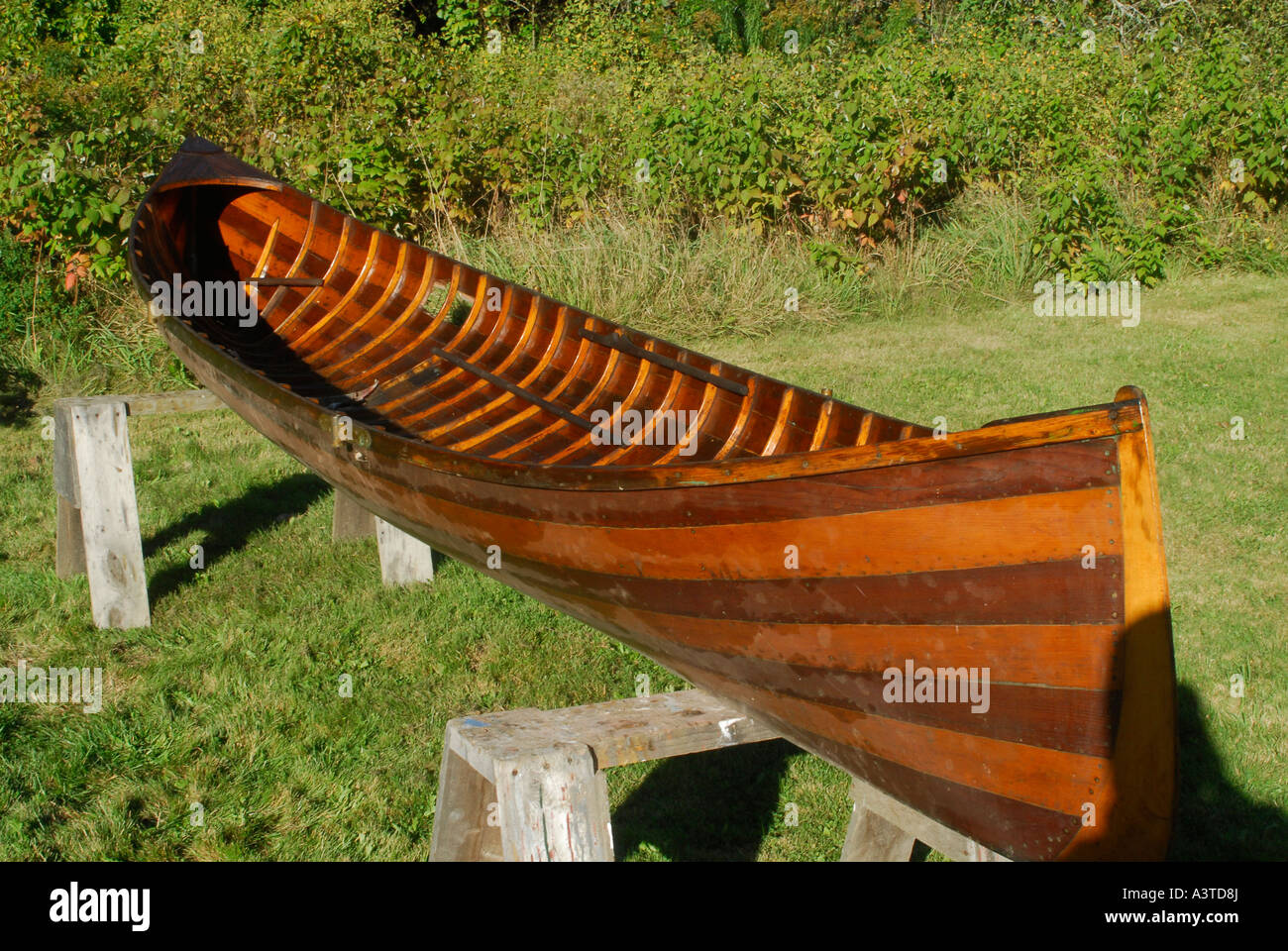 Wooden Boat building school Brooklin Maine Stock Photo Alamy