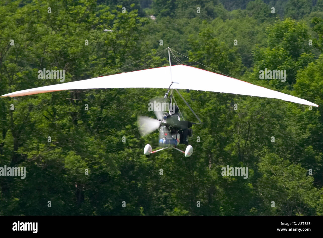 hang glider with motor Stock Photo Alamy