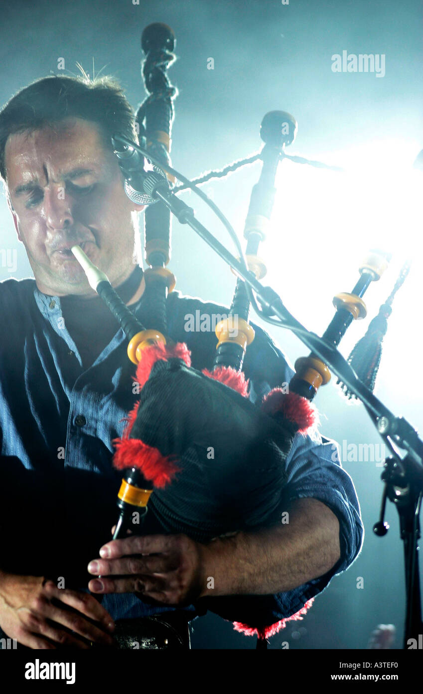 Bagpipes player The Hebridean Celtic Music Festival Stornoway Isle of