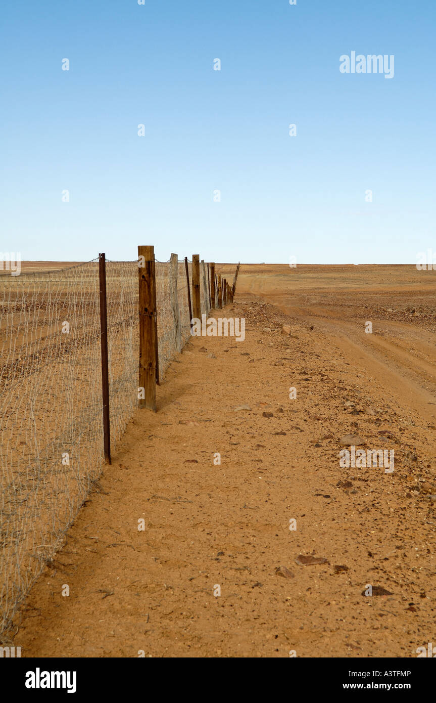 Part of the Dingo fence, southaustralia, australia Stock Photo Alamy
