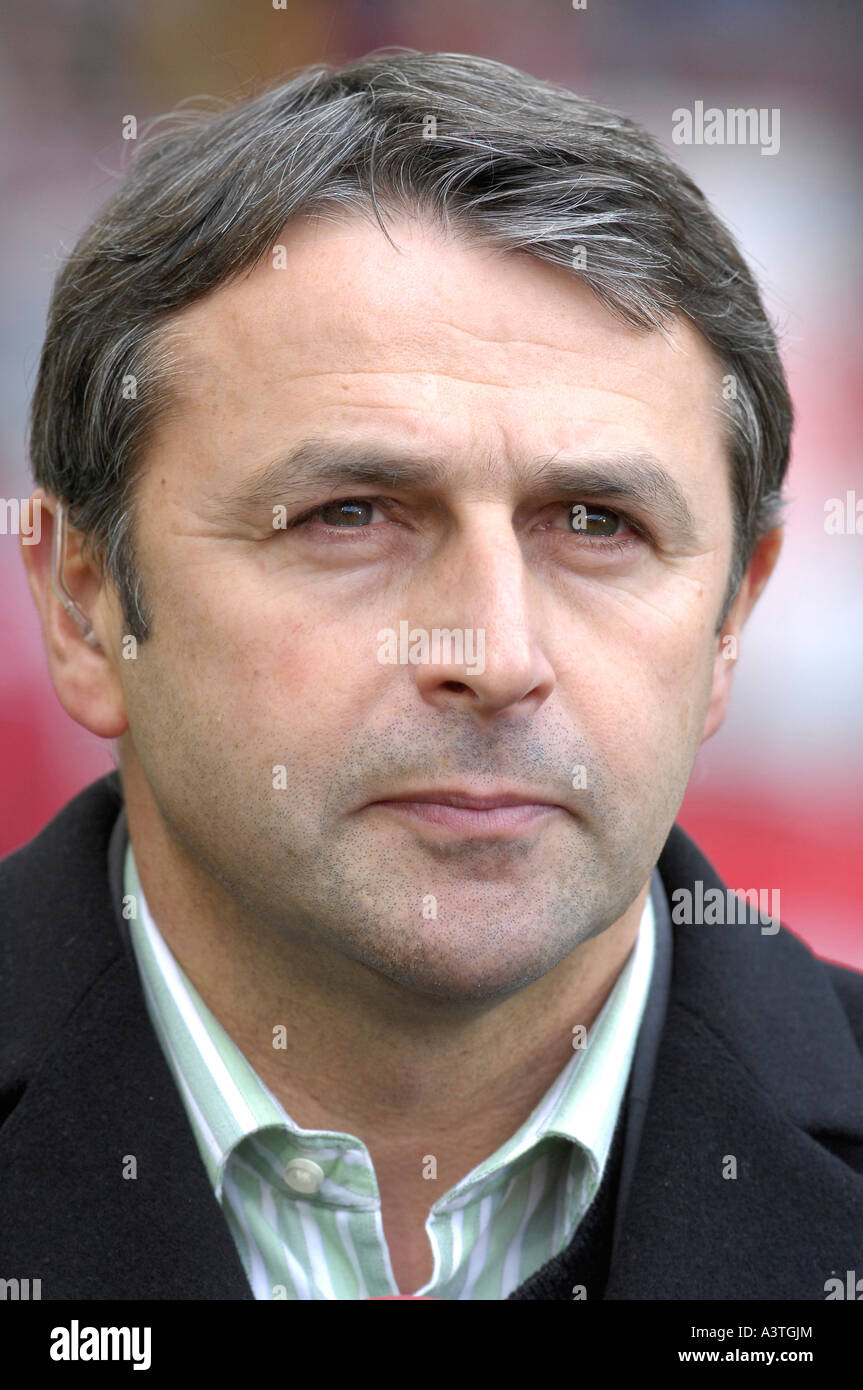Manager and former national team player Klaus ALLOFS Germany Stock Photo