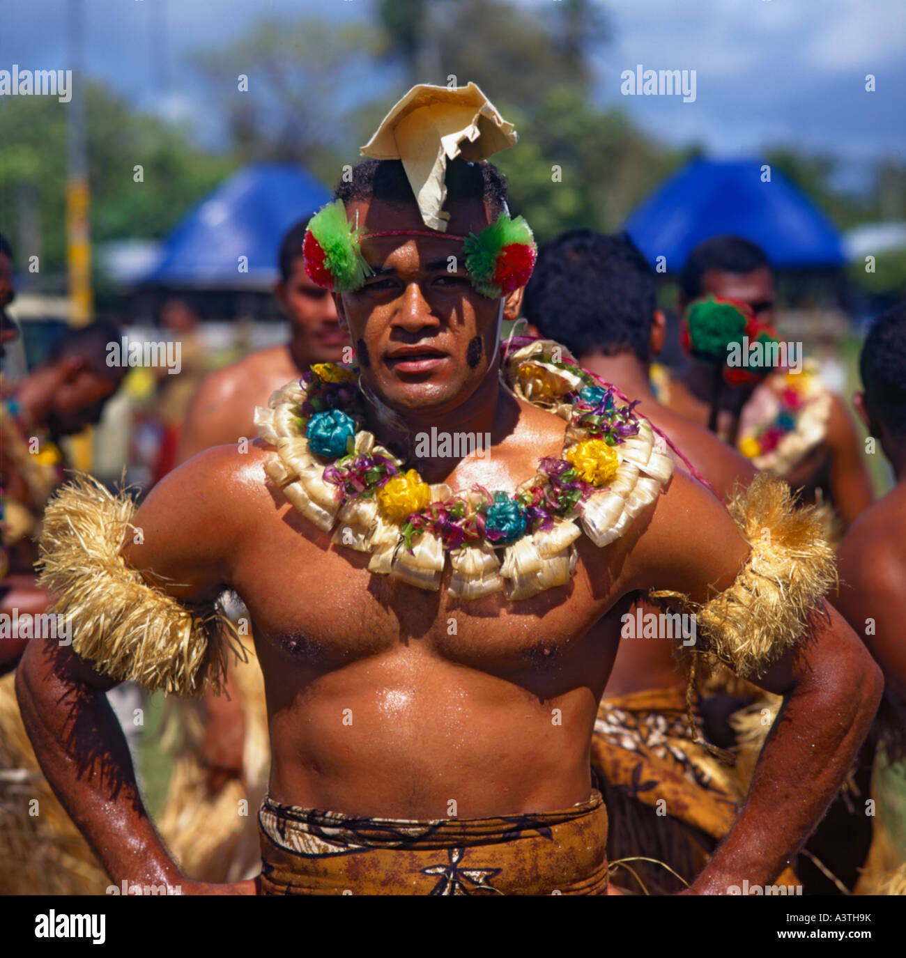 Fiji Fijian Traditional Costume Stock Photos & Fiji Fijian Traditional — free download