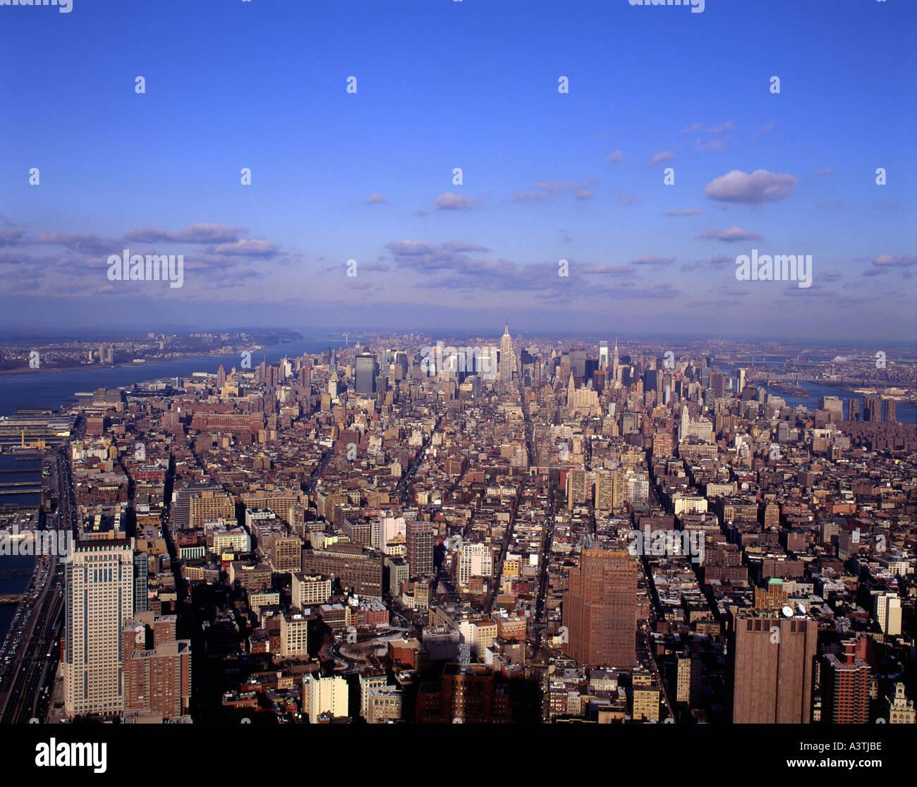 New york city birds eye view hires stock photography and images Alamy
