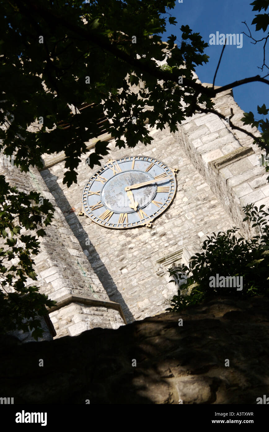 Archbishops Palace Church Clock Tower Through Trees Near Lock Meadow In ...