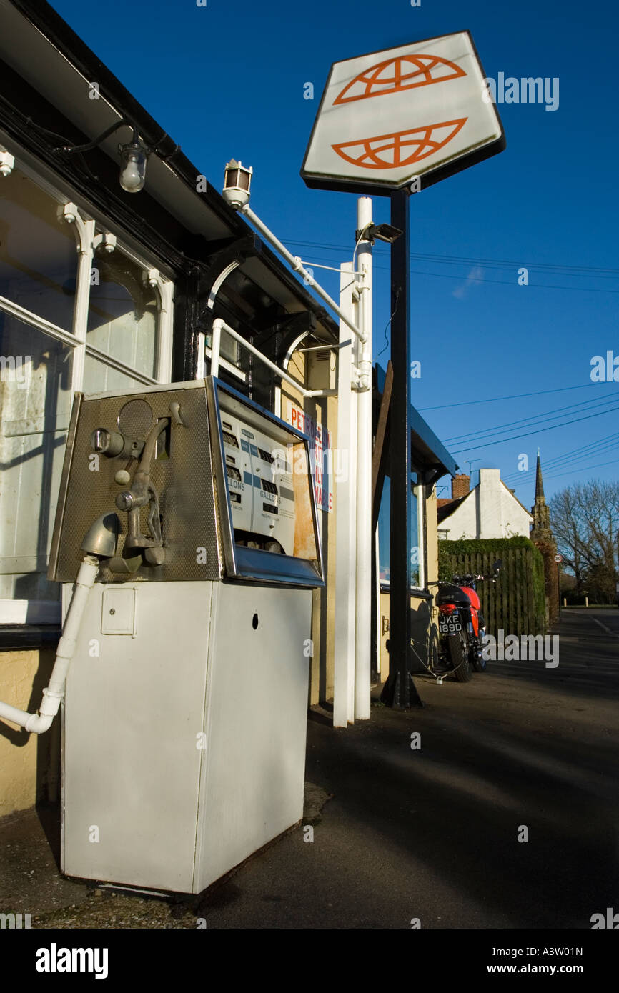 old petrol station , mereworth , kent Stock Photo Alamy