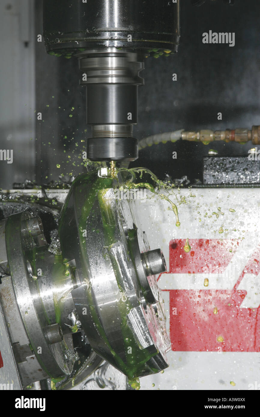 CNC milling, cutter body Stock Photo Alamy