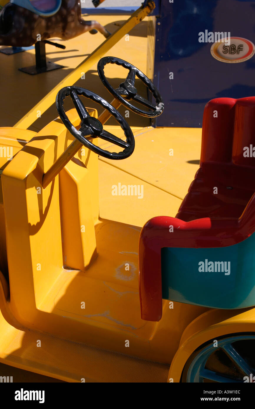 car with two steering wheel Stock Photo Alamy