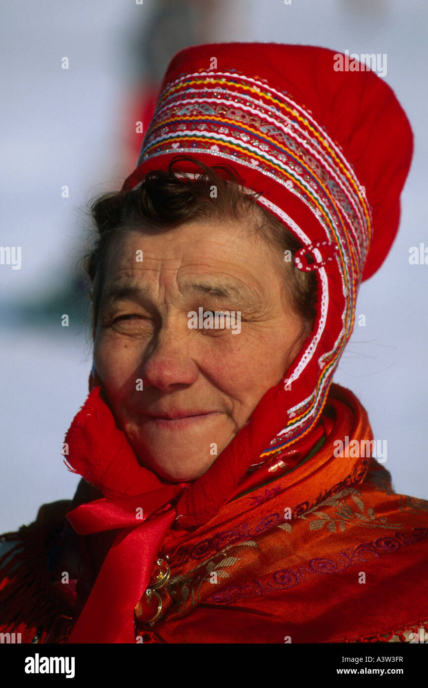 Sami woman Stock Photo - Alamy
