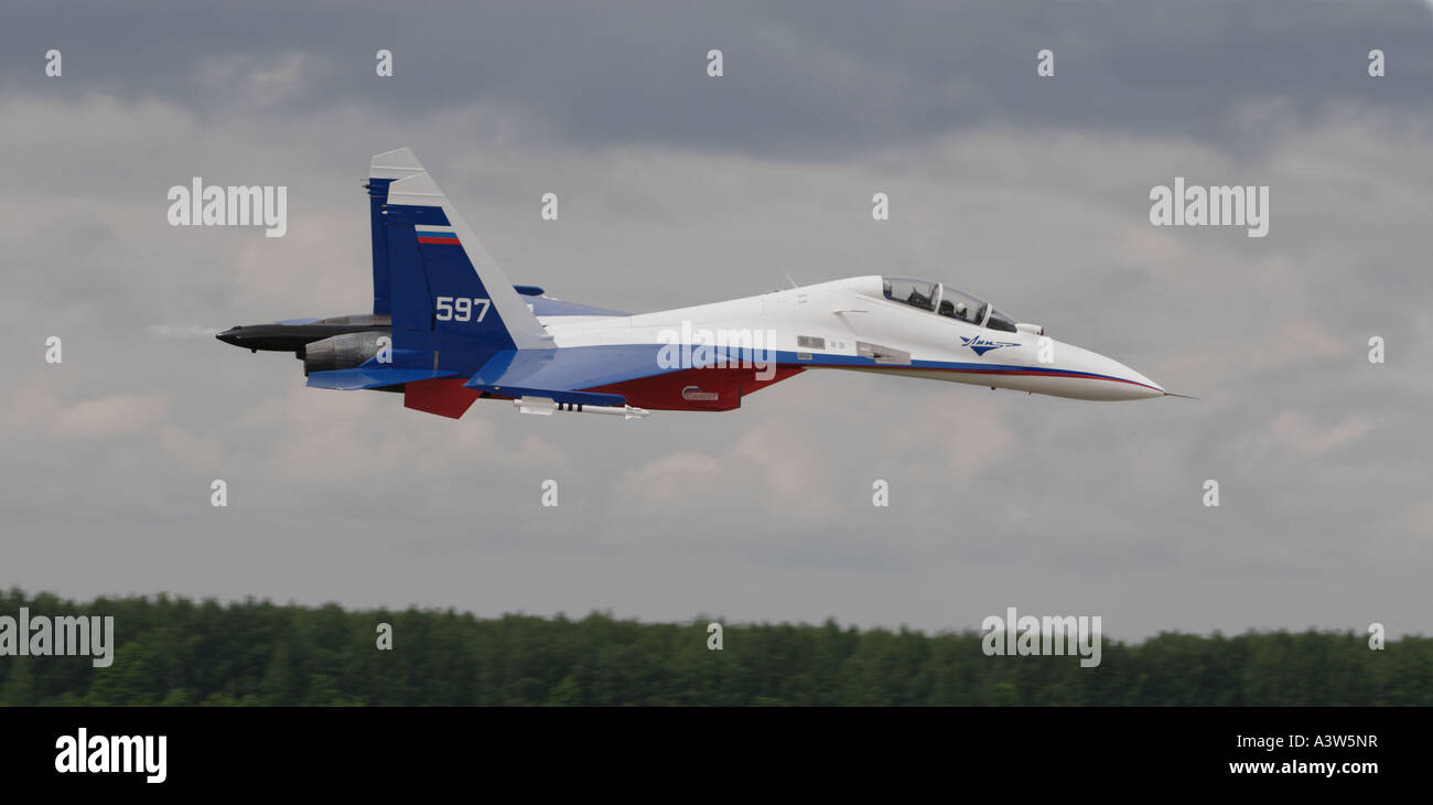 Russian fighter Stock Photo