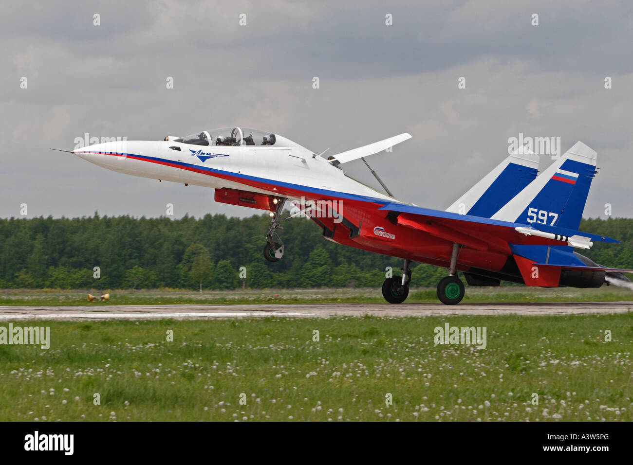Su-27 Stock Photo