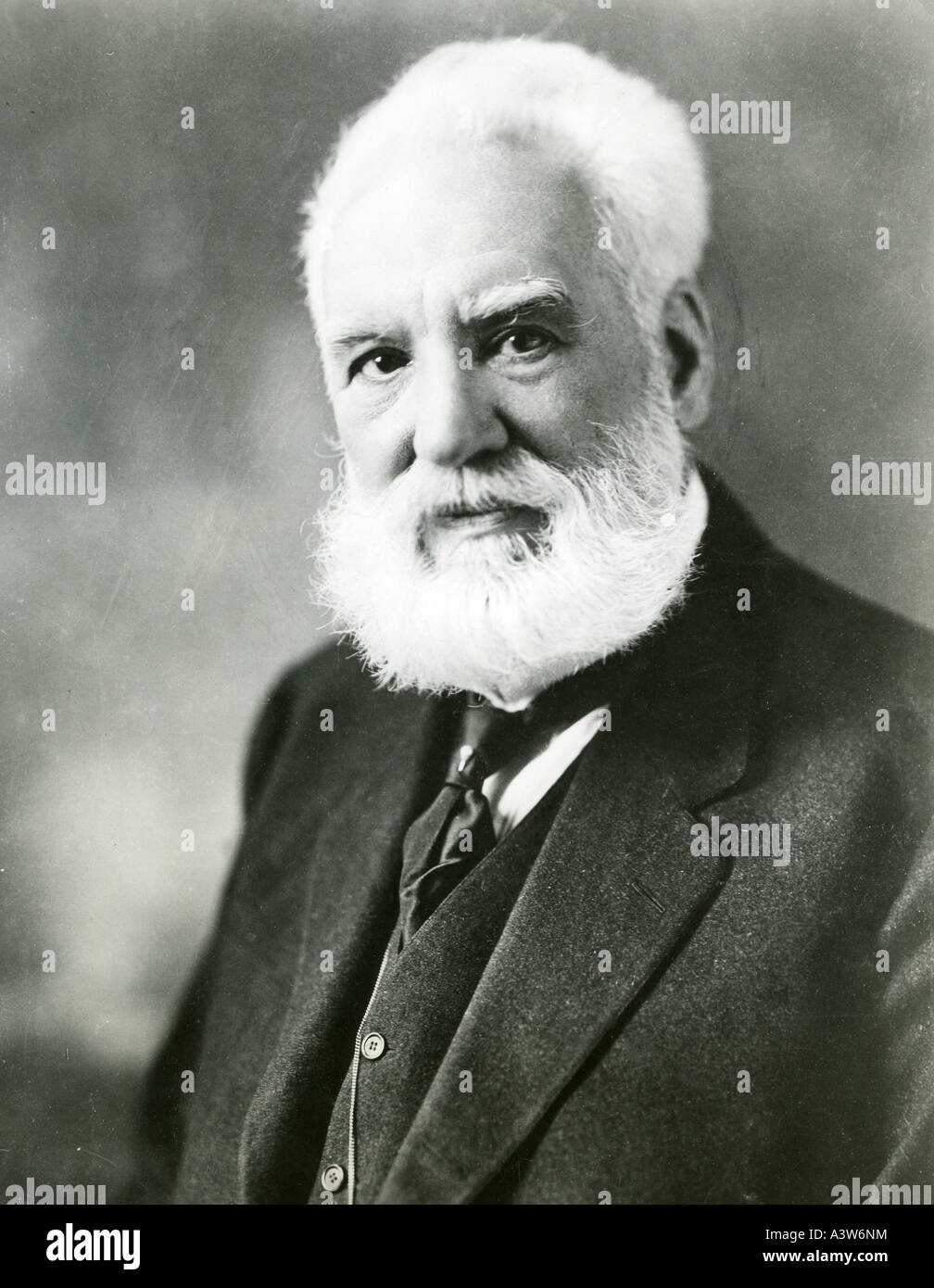 ALEXANDER GRAHAM BELL Scottish born American scientist who patented the telephone Stock Photo