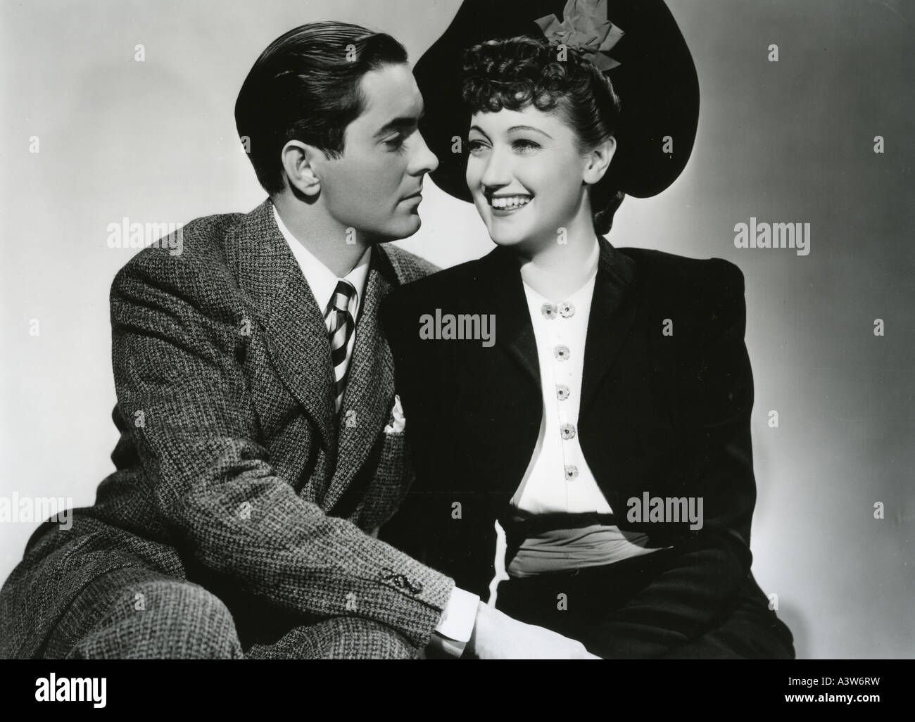 JOHNNY APOLLO 1940 TCF film with Dorothy Lamour and Tyrone Power Stock Photo