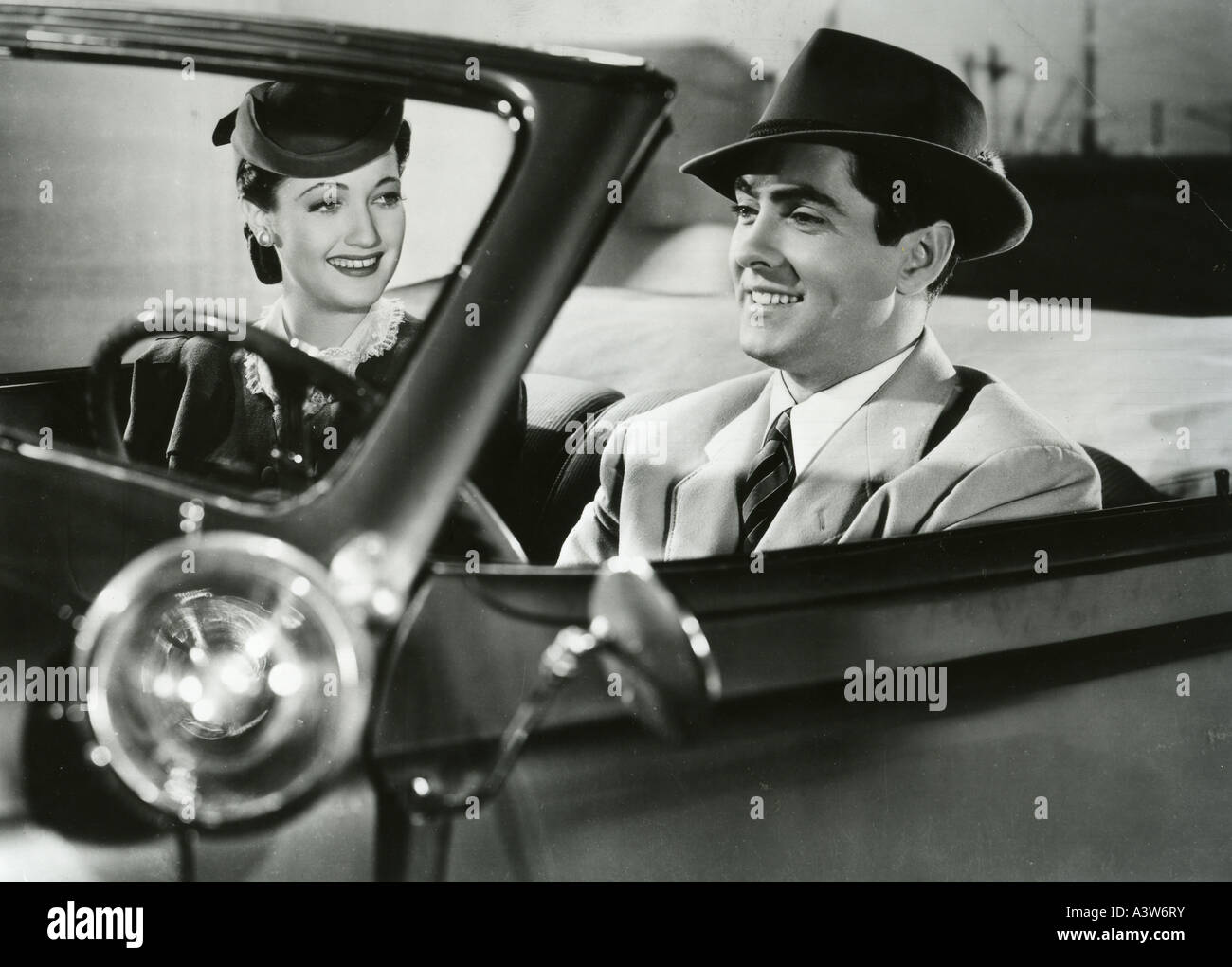 JOHNNY APOLLO 1940 TCF film with Dorothy Lamour and Tyrone Power Stock Photo