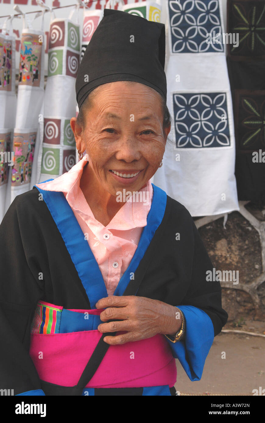 Hmong Market Vendor, Laos Stock Photo Alamy