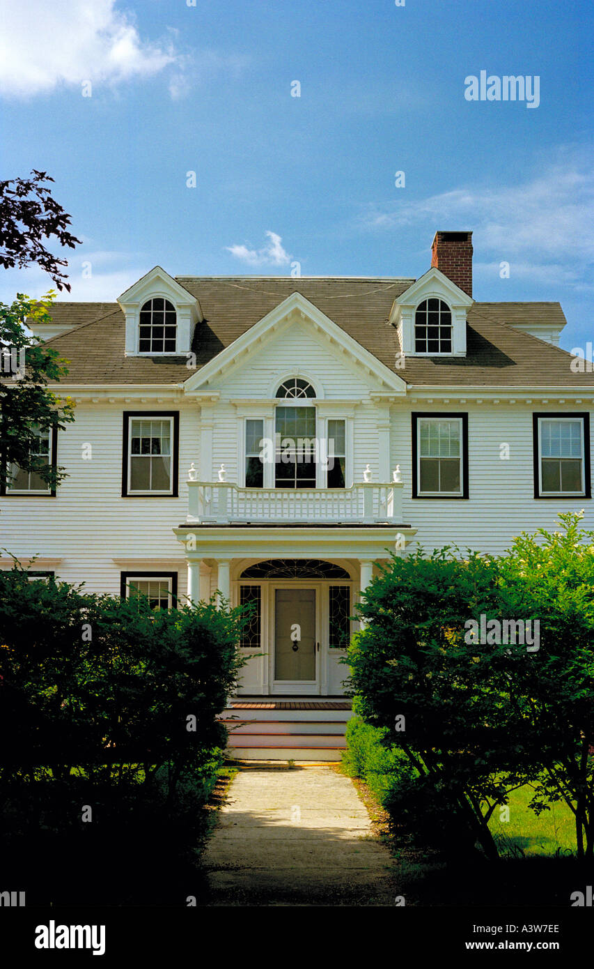Many of the clapboard houses on Cape Cod large or small are situated in