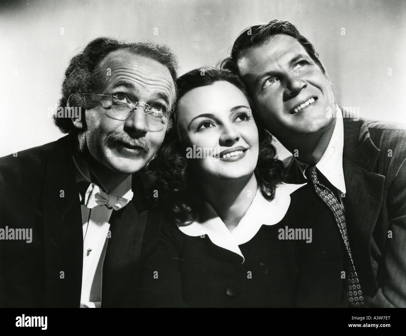 THEY SHALL HAVE MUSIC 1939 Samuel Goldwyn film with from left Walter Brennan, Andrea Leeds and Joel McRea Stock Photo