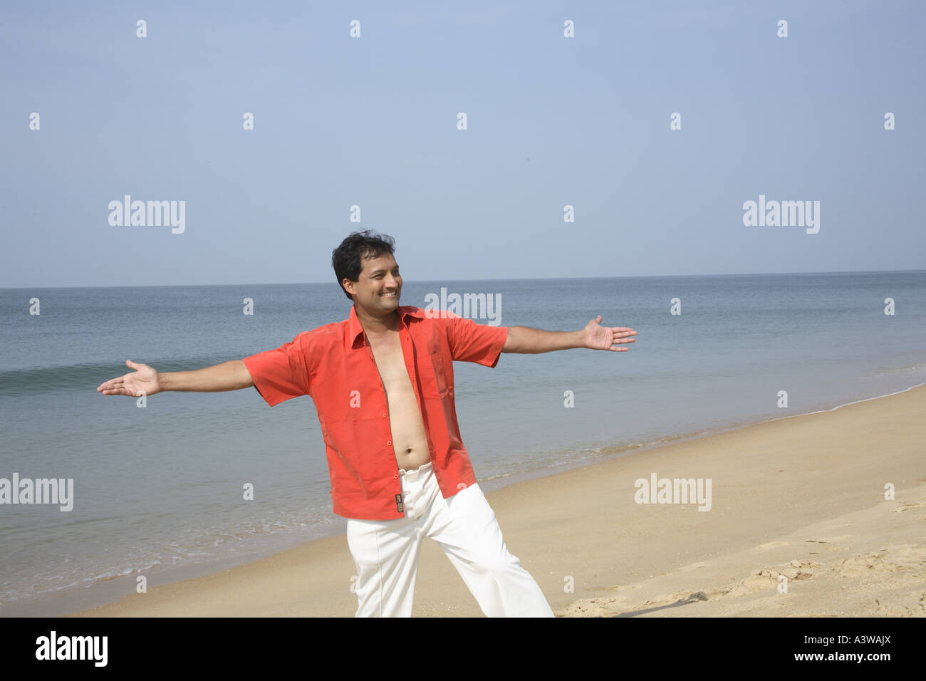 Indian man standing confidently hi-res stock photography and images - Alamy
