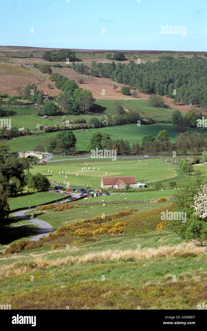 Village cricket moors hi-res stock photography and images - Alamy