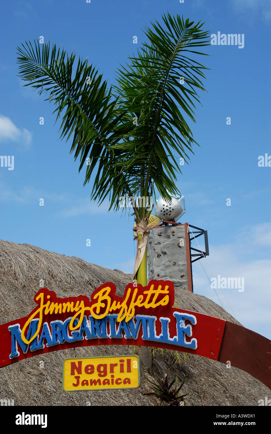 Jimmy Buffett s Margaritaville at Negril Jamaica Stock Photo