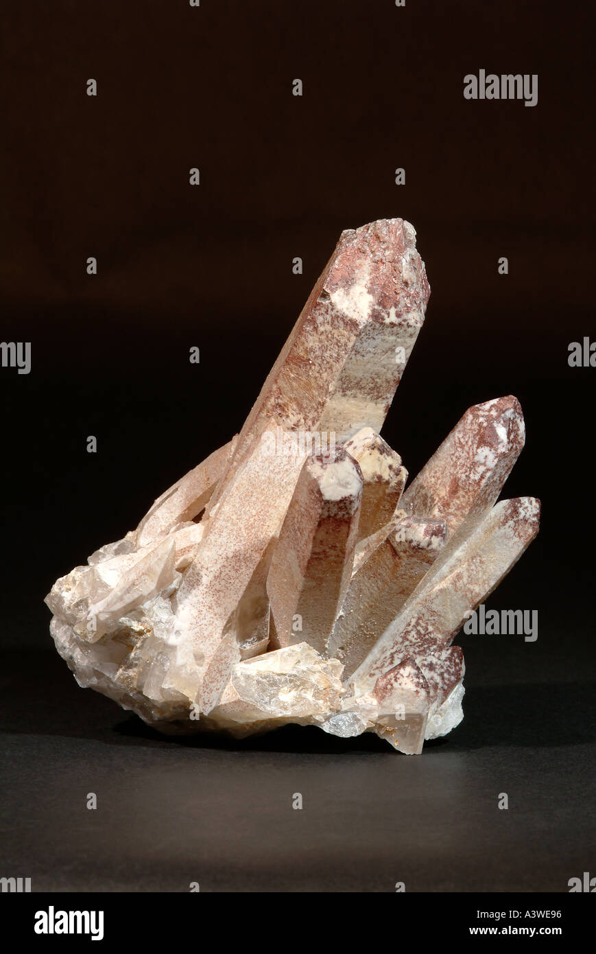 Mineral Quartz, Opaque group crystals, Melbur Pit, St.Stephen, Cornwall