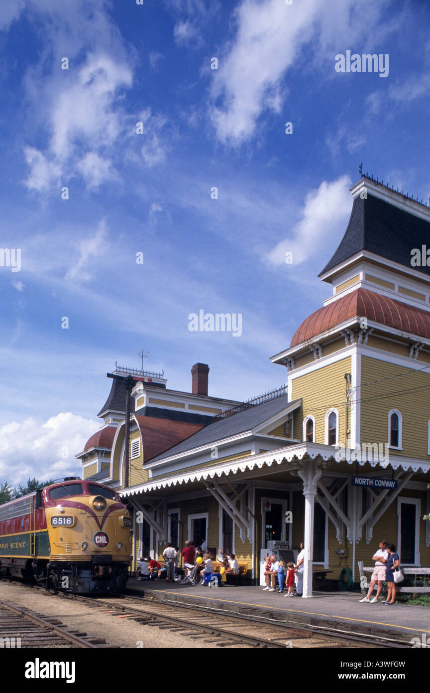 TRAIN STATION FOR THE CONWAY SCENIC RAILROAD, NORTH CONWAY, NEW