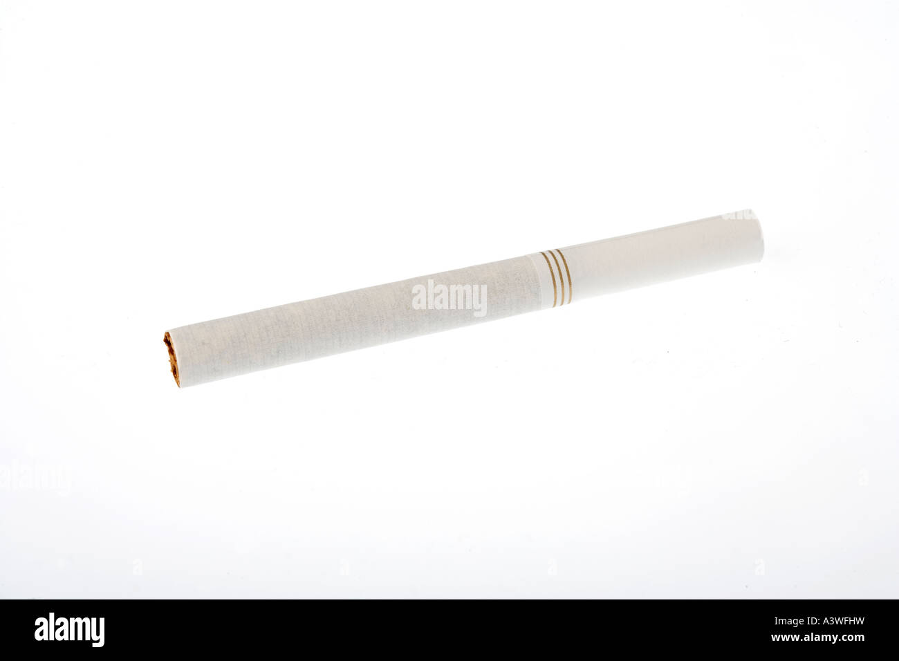 cigarette cutout Cigarette on a white background cutout Stock Photo