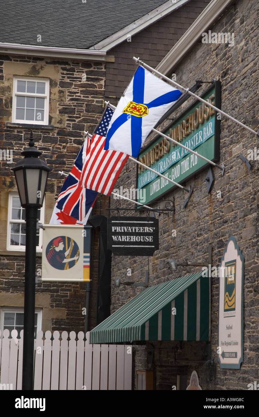 Canada Nova Scotia Halifax Historic Properties restaurant bar pub Stock Photo