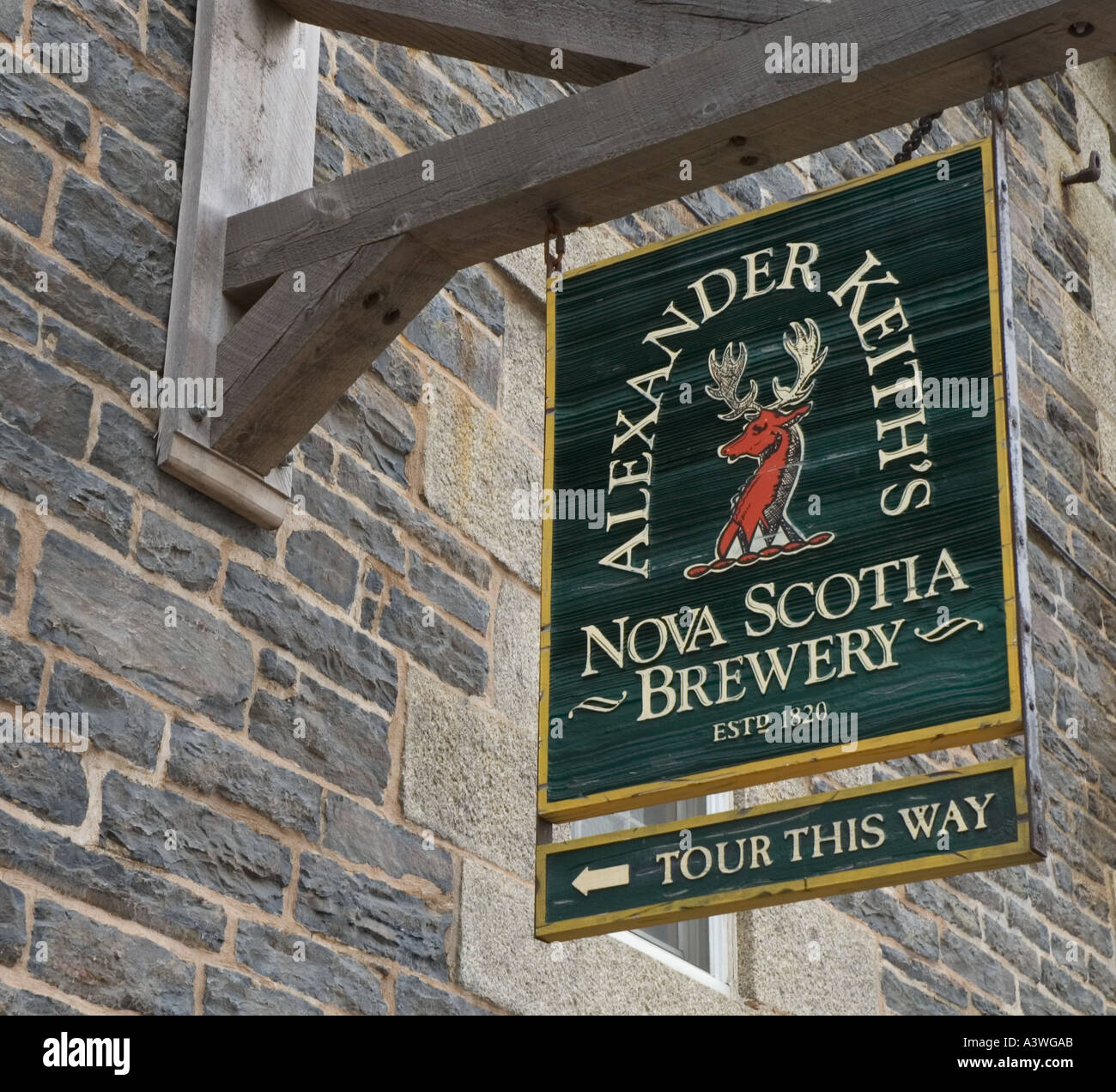 Canada Nova Scotia Halifax Alexander Keith s Brewery sign Stock Photo Alamy