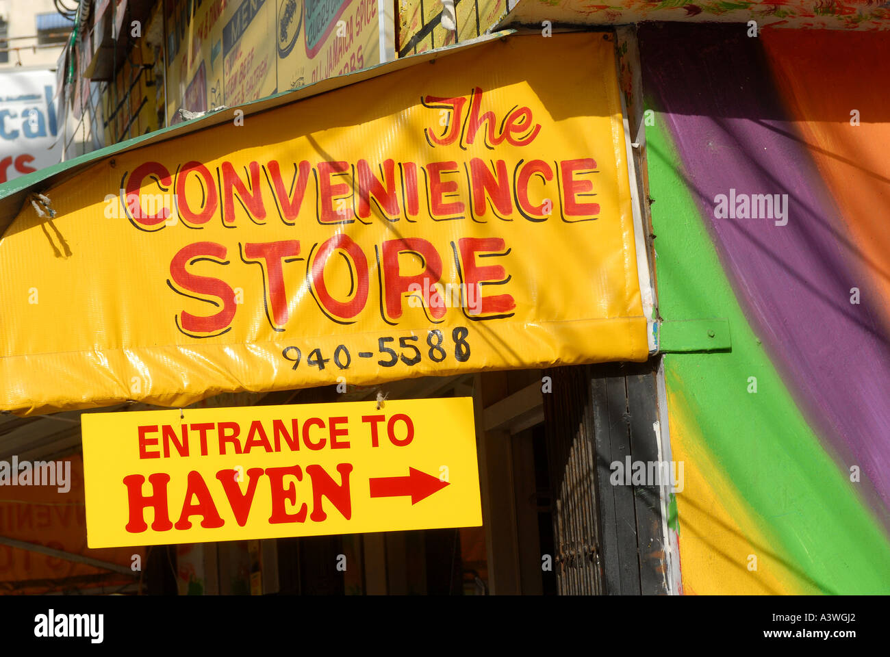 Convenience store Montego Bay Jamaica Stock Photo Alamy