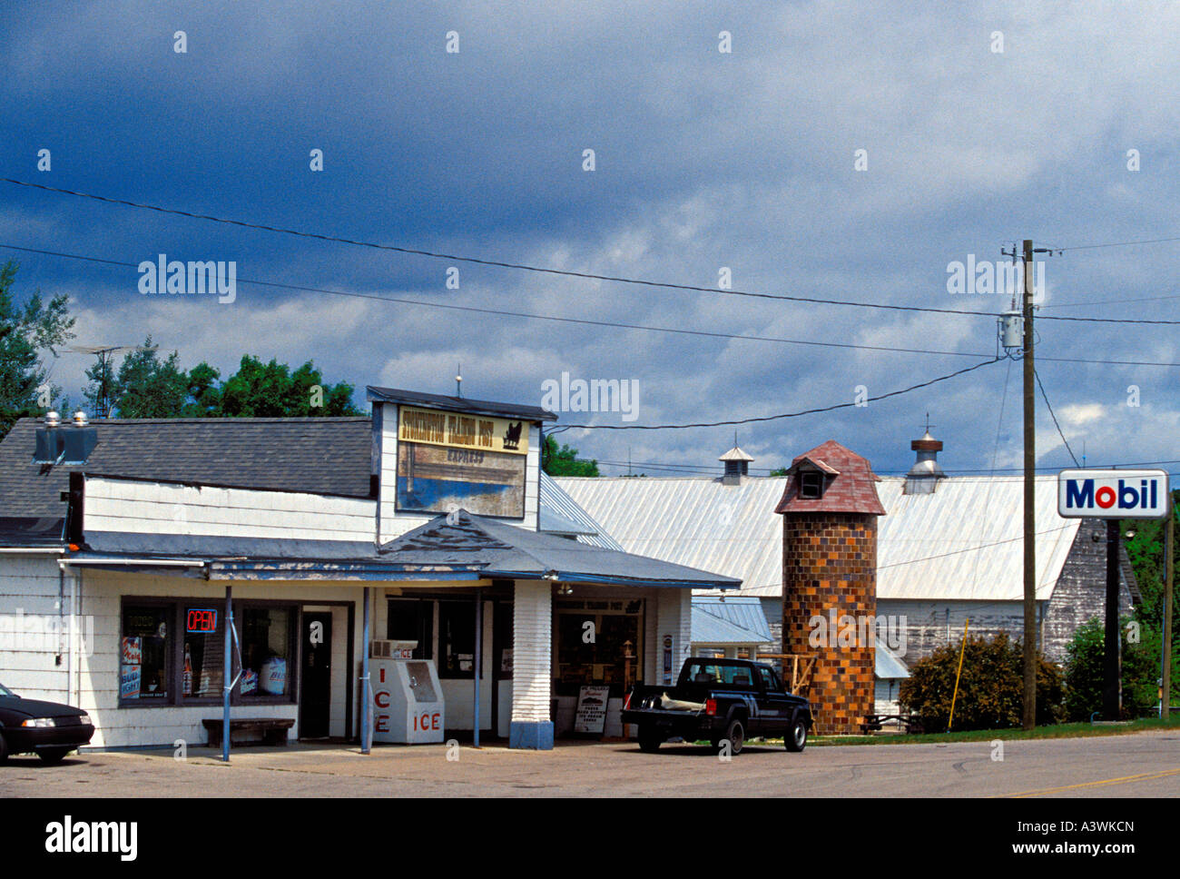 Trading Post, Stonington Michigan Stock Photo Alamy