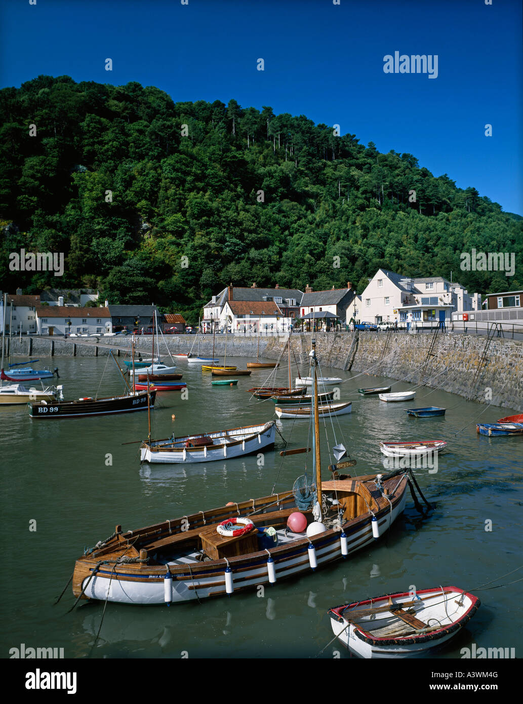 Minehead harbour Somerset England UK Stock Photo Alamy