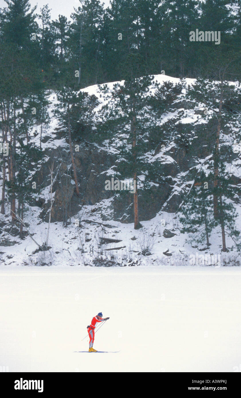 Michigan upper peninsula cross country hires stock photography and