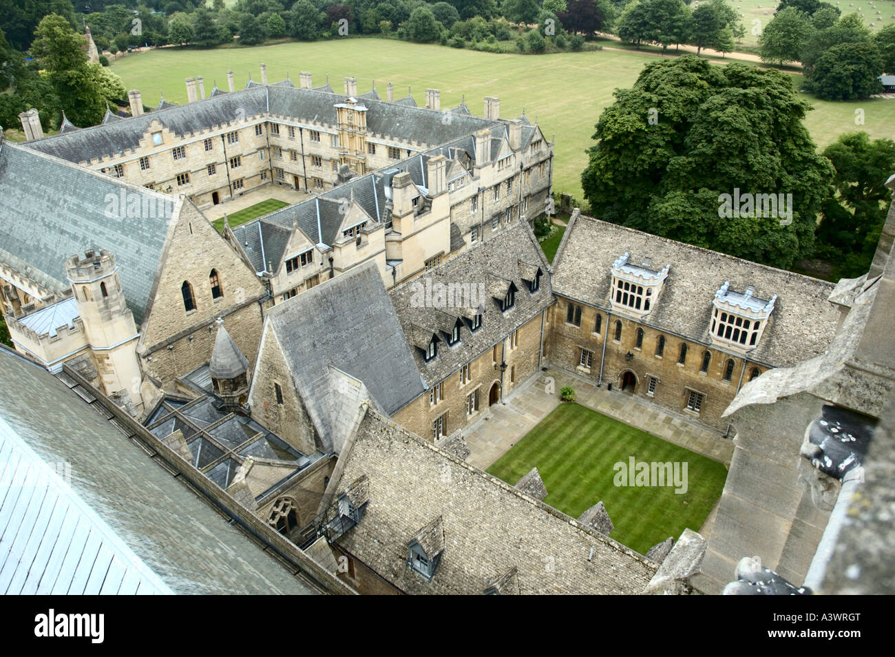 Merton college quad hires stock photography and images Alamy