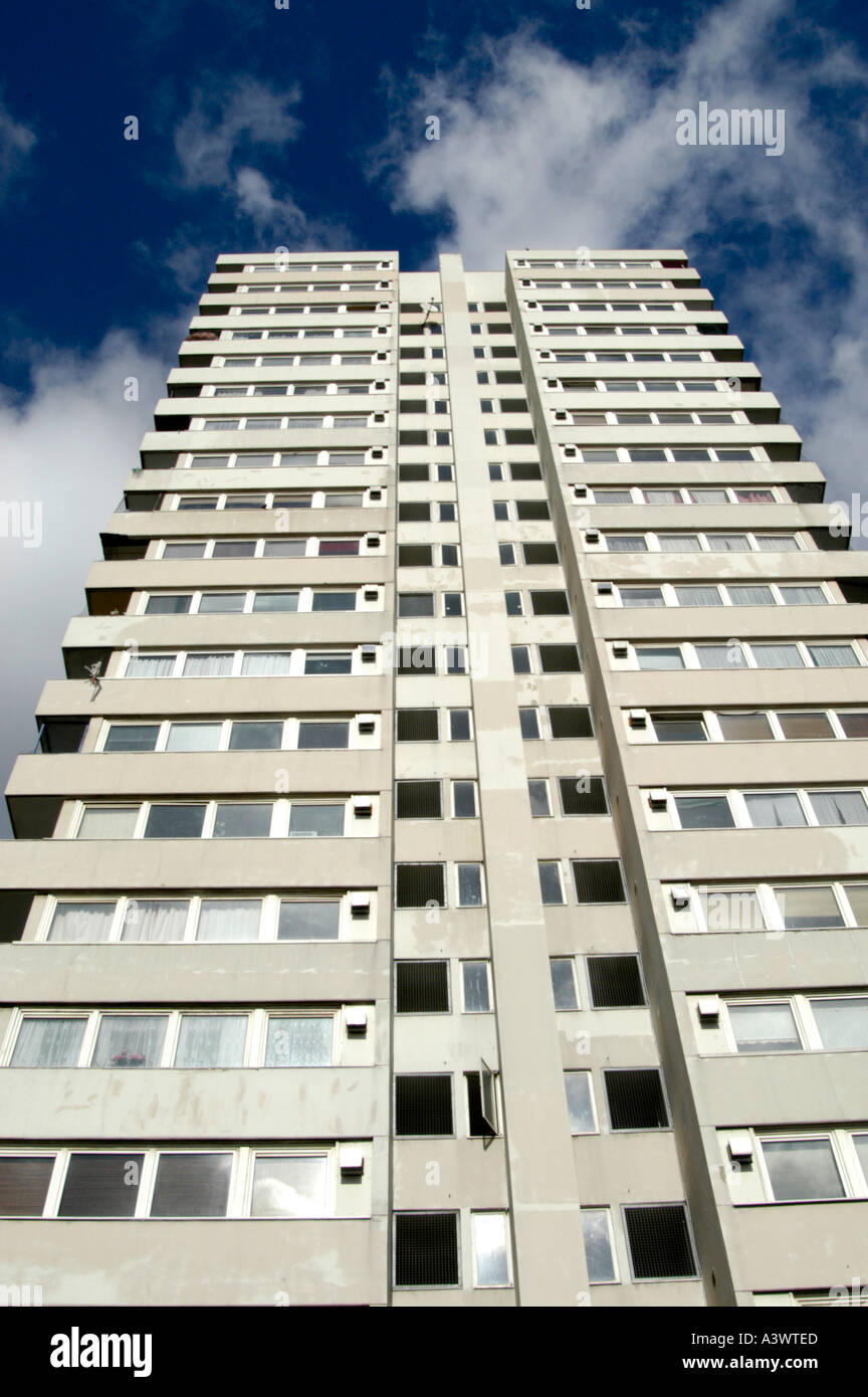 Council flats, Kentish Town, London England UK Stock Photo