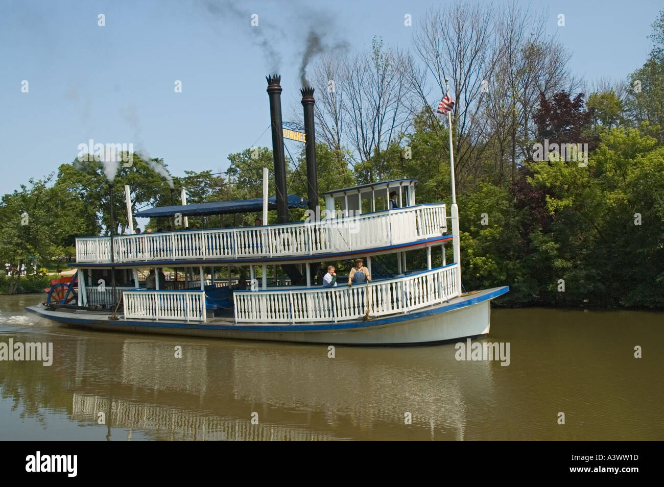 Michigan Dearborn The Henry Ford Greenfield Village Suwanee Riverboat Stock Photo