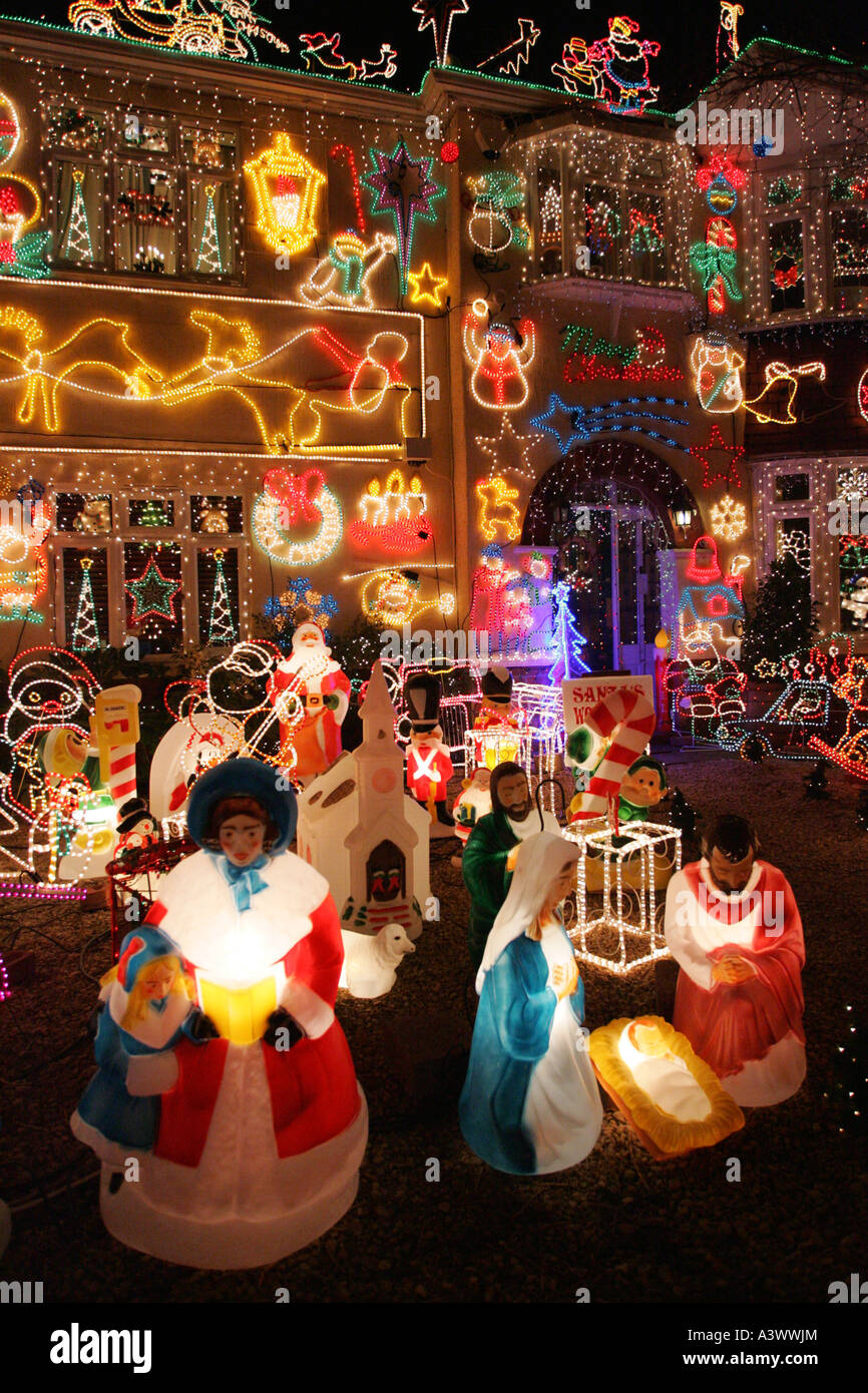 Christmas lights in Melksham Wiltshire Stock Photo Alamy