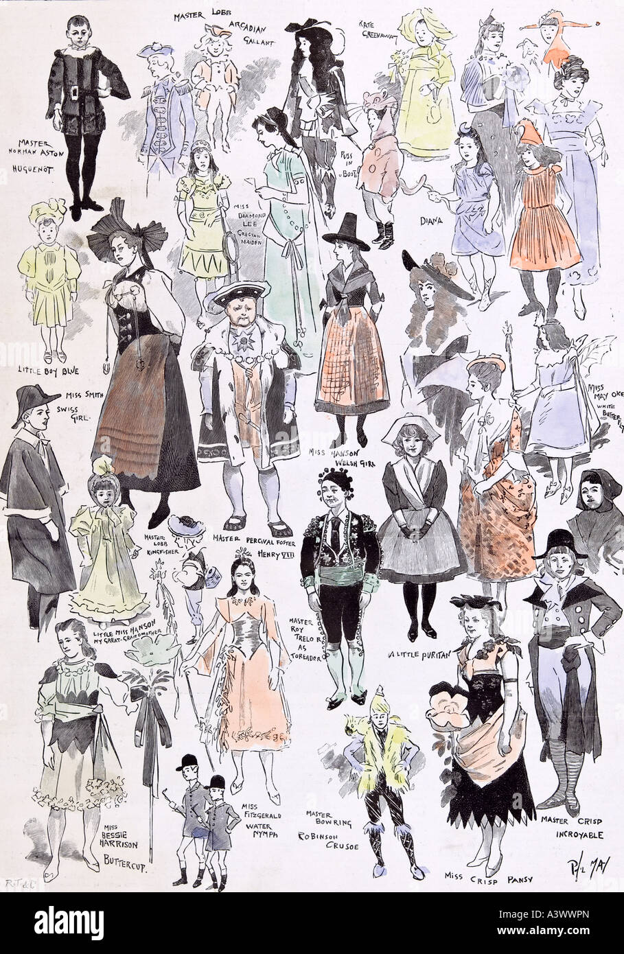 mastor norman aston arcadian gallant kate greenaway little boy blue