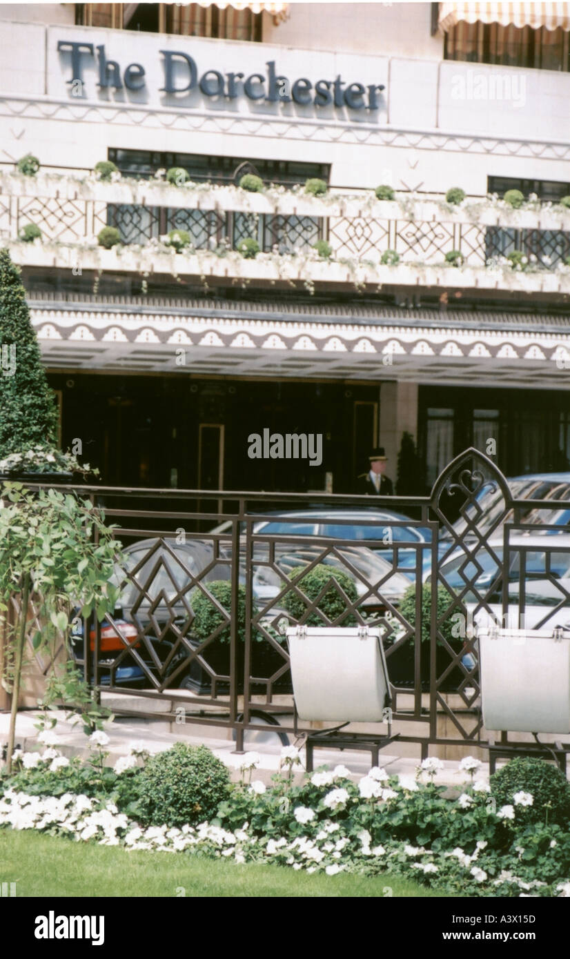 Dorchester Hotel Park Lane London England UK Europe Stock Photo Alamy