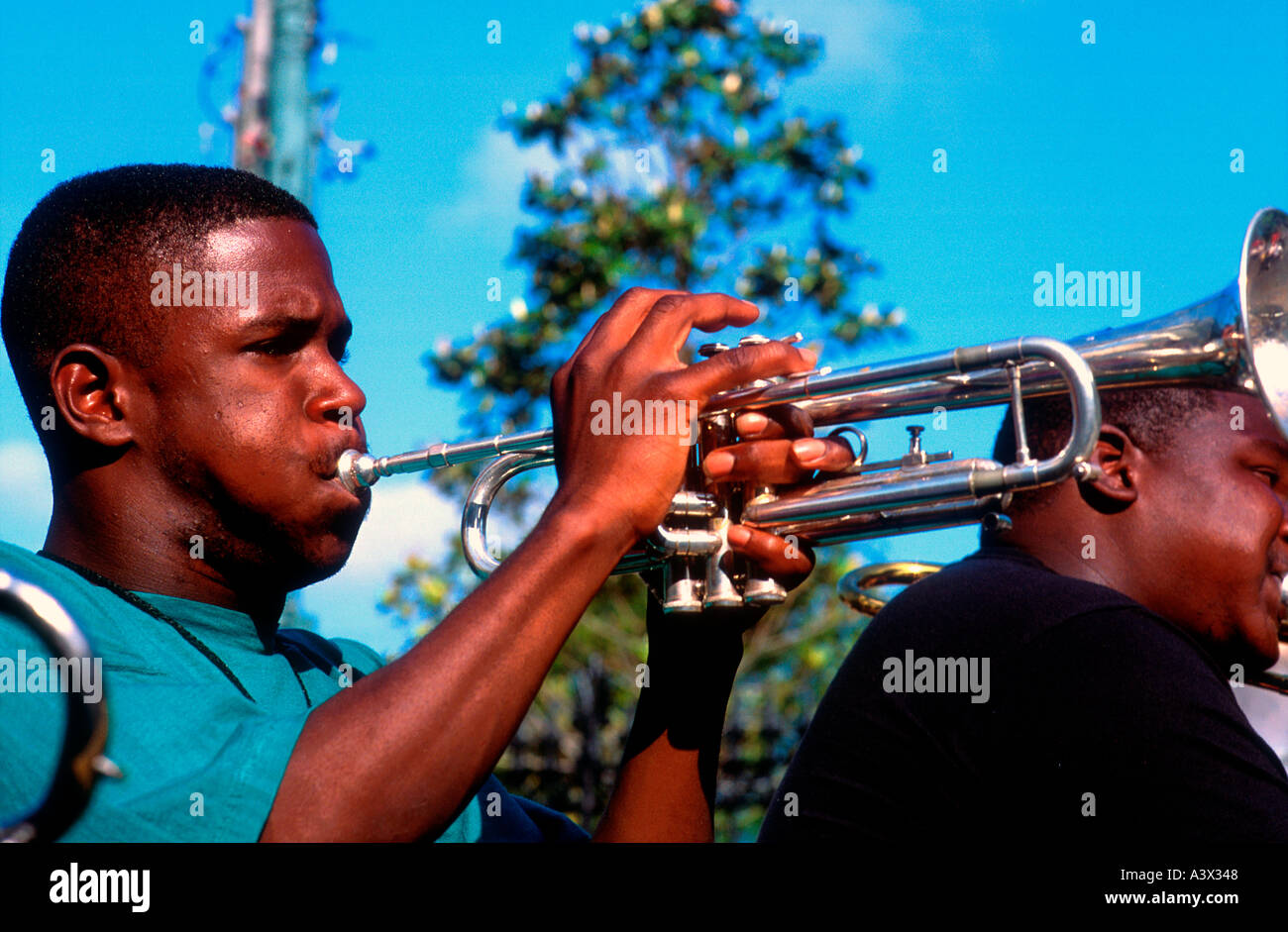 Trumpet player new orleans hires stock photography and images Alamy