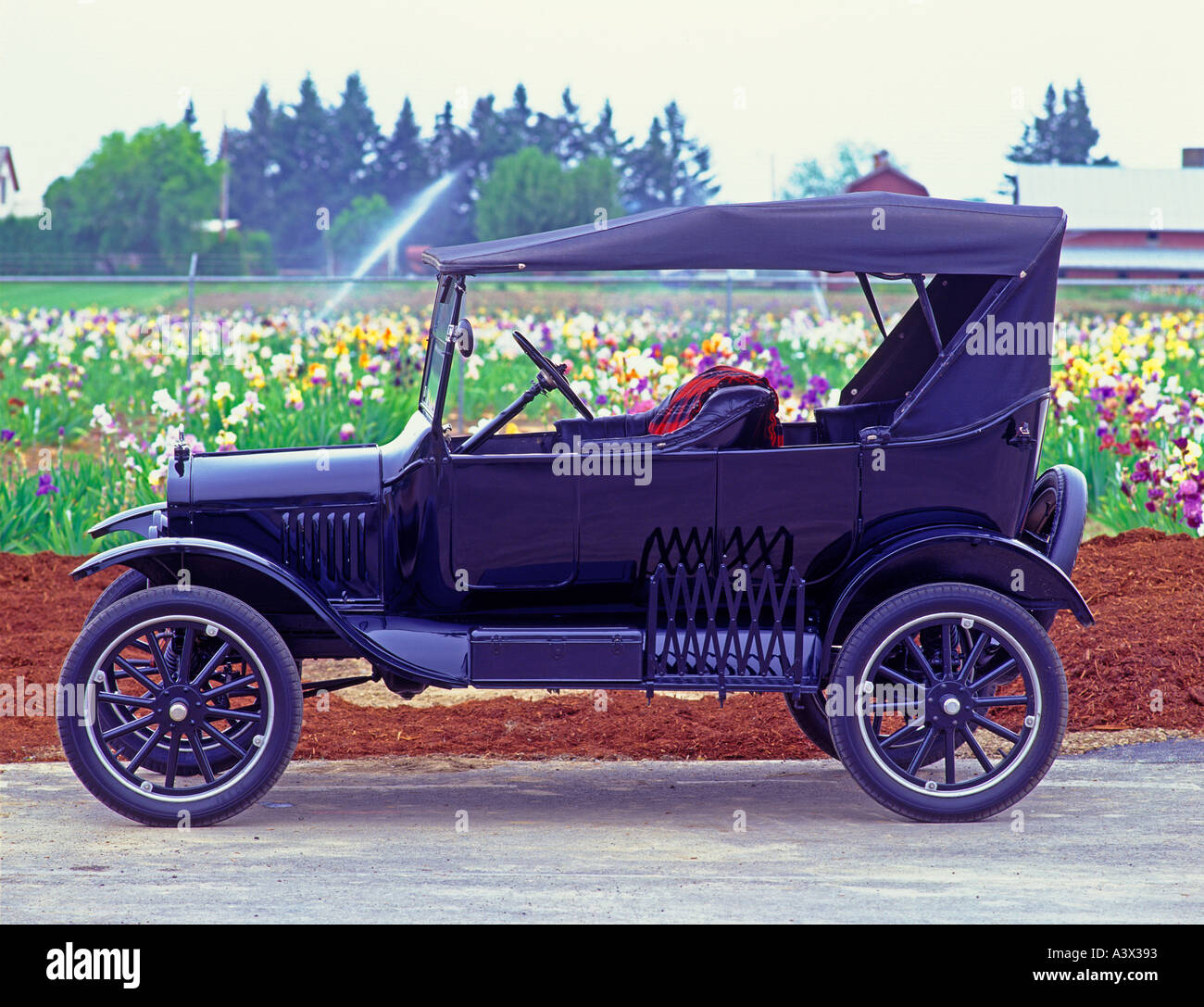 Model T Ford Near Salem Oregon Stock Photo