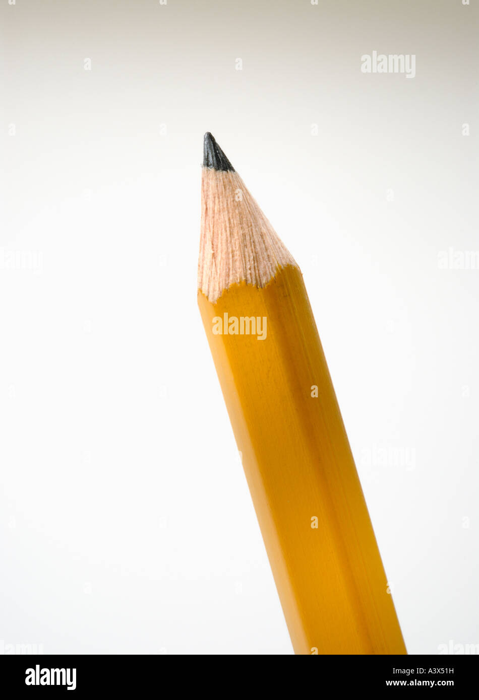 Sharpened Pencil Point Stock Photo